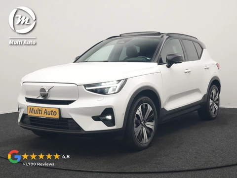 Volvo XC40 Recharge Ultimate 69 kWh 232pk Dealer O.H | Panodak | 360 Camera | Adaptive Cruise | Harman / Kardon | Alcantara Sportstoelen Memory & Verwarmd | BLIS | Keyless | Apple Carplay | Pilot Assist | Stuurverwarming | Google Assistant & Maps | Navigatie | DAB | 19"L.M |
