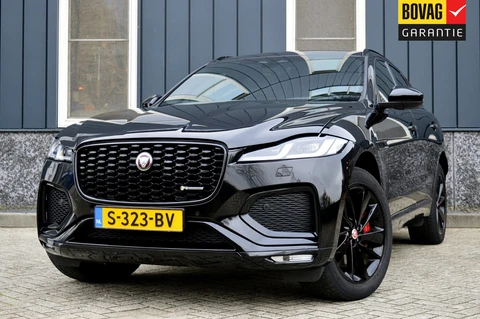 Jaguar F-PACE 2.0 P400e PHEV R-Dynamic Black SOH 95% Rijklaarprijs-Garantie Panorama dak Leder Navigatie Trekhaak