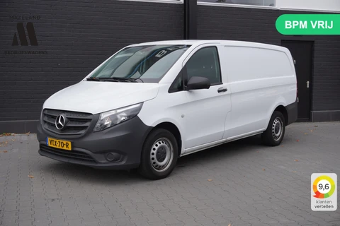 Mercedes-Benz Vito 110 CDI Lang EURO 6 - Airco - Cruise - Trekhaak - €15.900,- Excl.