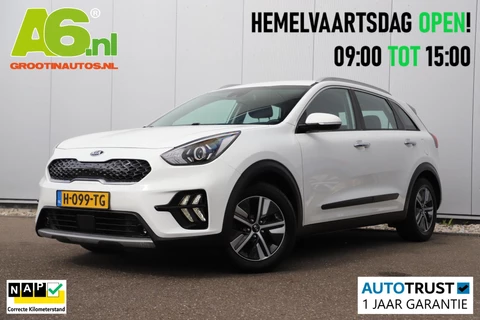 Kia Niro 1.6 GDi Hybrid DynamicLine Navigatie Achteruitrijcamera Half Leder Carplay Adaptive Cruise Rijstrooksensor