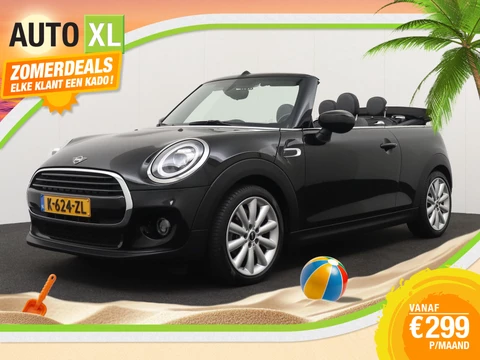 MINI Cooper Cabrio Mini 1.5 136 PK Aut. Facelift Navi Climate LED Stoelverw.