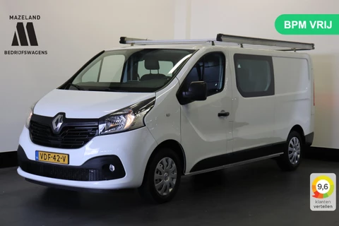 Renault Trafic 1.6 dCi 125PK L2 Dubbele Cabine EURO 6 - Airco - Navi - Cruise - € 14.499,- Excl.