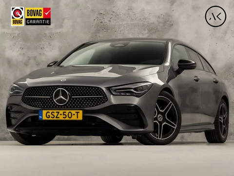 Mercedes-Benz CLA 180 AMG Sport Automaat (GROOT NAVI, LOGISCH NAP, CAMERA, LEDER, SPORTSTOELEN, GETINT GLAS, STOELVERWARMING, ELEK ACHTERKLEP, NIEUWSTAAT)