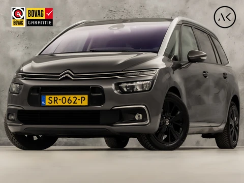 Citroën Grand C4 Picasso 1.2 PureTech Shine Deluxe 7 Persoons Automaat (APPLE CARPLAY, NAVIGATIE, CAMERA, LEDER, GETINT GLAS, SPORTSTOELEN, TREKHAAK, MASSAGE, NIEUWE APK, NIEUWSTAAT)