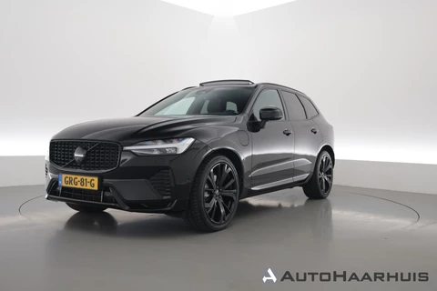 Volvo XC60 T8 Plug-in hybrid Plus Black Edition | Rijklaar! | Luchtvering | Stoelventilatie | Elek. Trekhaak | Pano | Memroy seats | H&K Audio