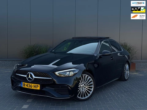 Mercedes-Benz C-klasse 180 AMG Line ORG NL|PANO|NAVI|LEDER|LED|SFEER|CAMERA|CLIMATE CONTROL