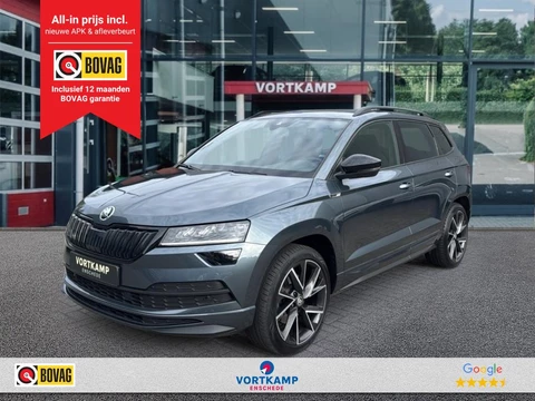 Škoda Karoq 2.0 TSI DSG SPORTLINE 4X4 PANO-DAK/TREKHAAK/STANDKACHEL/CAMERA
