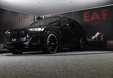 Audi Q7 55 TFSI Quattro SQ7 Look / 7 Persoons / RS Zetels / Head Up / Open Pano / Acc / Memory / Dode Hoek / 23 Inch / Trekhaak