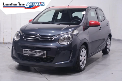 Citroen C1 1.2 PureTech Shine airco bleutooth stuurbediening stoelverwarming 4-seizoen-banden cruise-controle spiegels electrisch verstelbaar cv met sleutel