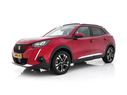 Peugeot e-2008 EV Allure 50 kWh [ 3-Fase ] {SOH-84%} (INCL-BTW) *PANO | LEATHER-FABRIC | FULL-LED | SPORT-SEATS | DIGI-COCKPIT | CAMERA | KEYLESS | PRIVACY-GLASS | DAB+ | NAVI-FULLMAP | ECC | CARPLAY | LANE-ASSIST | PDC | CRUISE | 17''ALU*