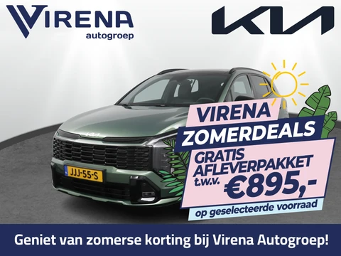 Kia Sportage 1.6 T-GDi Hybrid GT-Line Apple Carplay/Android Auto - Cruise Control - Dodehoekdetectie - Schuif-/Kanteldak  - Navigatie - Stuur/Stoelverwarming - Fabrieksgarantie tot 10-2032