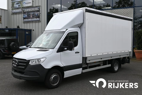 Mercedes-Benz Sprinter 517 CDI L3 Schuifzeil met laadklep 3500 KG trekhaak, Geveerde stoel, Huifzeil, Zeilwagen