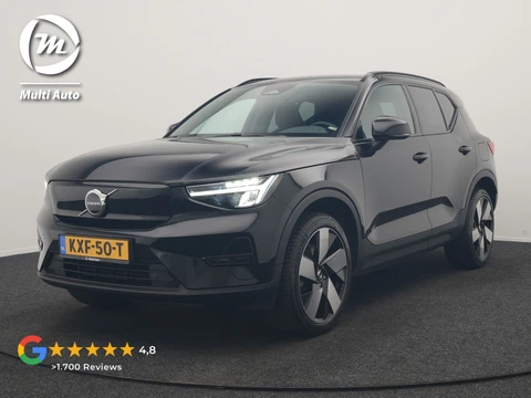 Volvo XC40 Recharge P8 AWD Twin Ultimate 408pk Dealer O.H | Trekhaak Af Fabriek | Adaptive Cruise | Camera | Warmtepomp | Alcantara Sportstoelen Verwarmd | Keyless | Apple Carplay | Pilot Assist | BLIS | Navigatie | Virtual | DAB | 20"L.M |