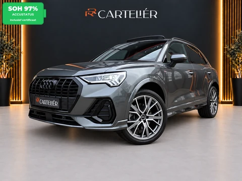 Audi Q3 45 TFSI S-Line Quattro 245PK | Pano | Digital Dash | Ambient+ | Keyless | Camera |Electric Seat | Carplay | Afgevlakt Stuur | 20'' | Stoelverwarming | Adaptive | Matrix Led | Alcantara | Half Leder | Trekhaak | Lane Assist | Dodehoek Detectie