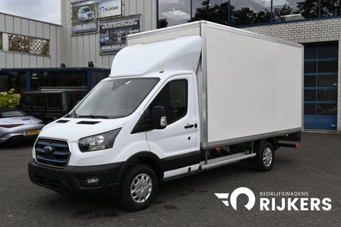 Ford E-Transit 68kWh 390L Trend Bakwagen met Dhollandia laadklep Navigatie met camera, Zijdeur