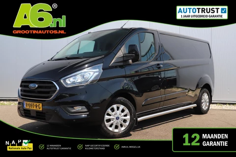 Ford Transit Custom 300 2.0 TDCI L2H1 Limited DC 170PK Automaat Trekhaak Sidebars Navigatie Achteruitrijcamera Carplay LED 16 inch LMV Schuifdeur Airco Cruise