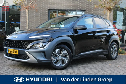 Hyundai Kona 1.6 GDI Hybrid Fashion Sky Nav/4S"/Trekh/Pano/Acc/Cam "RIJKLAARPRIJS"