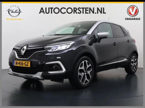 Renault Captur T90pk Intens Navi Ecc Keyless Cruise Control Two-Tone Pdc 0.9 TCe Lmv 17" Led Regen-Lichtsensor Isofix Bluetooth Privacy Glas Mooie en complete Renault Captur 1148kg licht