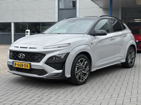 Hyundai Kona 1.0 T-GDI N Line | Trekhaak | Stoelventilatie & Verwarming | Elek. Verstelbare Stoel | Dodehoeksensoren | Camera |