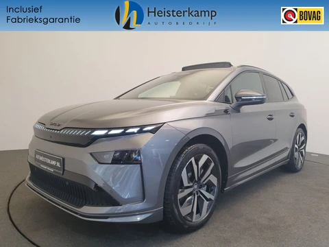 Škoda Enyaq iV 85 Sportline 82 kWh 286pk 2.000kg trekgewicht, Panoramadak, Wegklapbare trekhaak