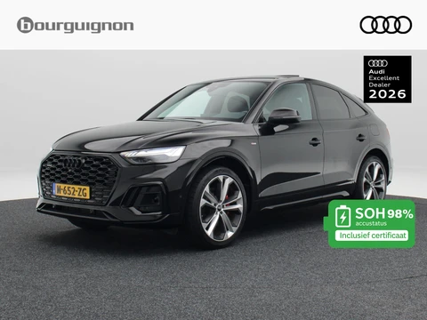 Audi Q5 Sportback 50 TFSi 299 Pk e S edition | Luchtvering | 360 Camera | Panoramadak | Matrix LED | Trekhaak | 21 Inch | 50.005 Km !!