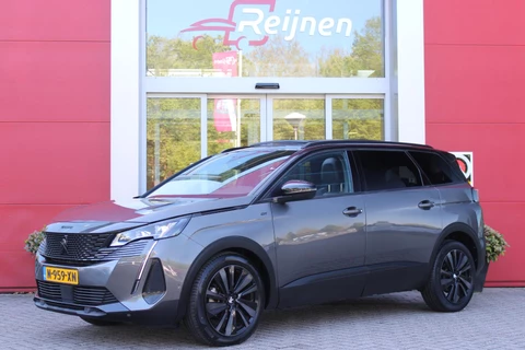 Peugeot 5008 1.6 180PK AUTOMAAT GT | PANORAMA SCHUIF/KANTEL DAK | FOCAL AUDIO SYSTEM | 7-PERSOONS! | NAVIGATIE | APPLE CARPLAY/ANDROID AUTO | ADAPTIVE CRUISE CONTROL | BLACK PACK | FULL LED KOPLAMPEN | DAB+ RADIO | DODEHOEK DETECTIE | 19" LICHTMETALEN VELGEN |