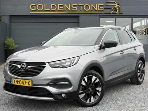 Opel Grandland X 1.2 Turbo Ultimate D-riem vv in 12-2024,1e Eigenaar,360° Camera,Trekhaak,131pk,6 Bak,Navi,Halfleder,Dodehoek,Rijstrooksensor,Keyless,Stoelverw,N.A.P,Apk tot 02-2027