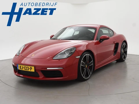 Porsche 718 Cayman S 2.5 350 PK PDK KARMIJNROOD ORIG. NL | 20 INCH | CARPLAY | PASM | BOSE | CAMERA