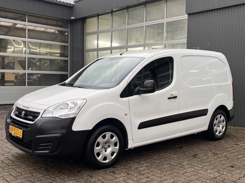 Peugeot Partner 120 1.6 BlueHDi 100pk L1 XR Airco Cruise Trekhaak Kastinrichting Parkeerhulp Schuifdeur 1 eigenaar Dealer onderhouden Euro 6 L1 H1 Bestel Servicewagen