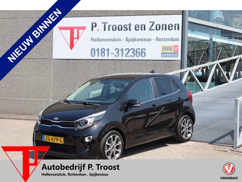 Kia Picanto 1.0 CVVT Design Edition Achteruitrijcamera/Apple carplay/Cruise control/Climate control/Lederen bekleding/Navigatie/Elektrisch inklapbare spiegels/Licht metalen velgen/Led dagrijverlichting