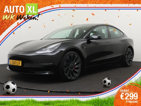 Tesla Model 3 Performance AWD 75 kWh 463 PK FSD-3 20'LMV Aap.Cruise