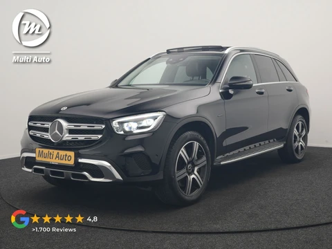 Mercedes-Benz GLC 300e 4MATIC Business Solution Luxury PHEV 320pk Dealer O.H. | SOH 88,1% | Panodak | Adaptive Cruise | Head Up | 360 Camera | Lederen Comfortstoelen Memory & Massage | Keyless | BLIS | Apple Carplay | Stoelverwarming | Virtual | Navigatie | DAB | Plug