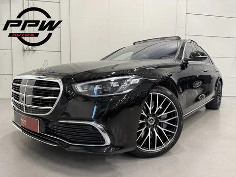 Mercedes-Benz S-Klasse 580 e PANO/BURMESTER/VENTILATIE/LUCHTVERING/ACC/HEAD-UP/360CAMERA/SOFT-CLOSE/20"/DONKERE-HEMEL/VOLLEDIG MERCEDES DEALER HISTORIE/BTW-AUTO