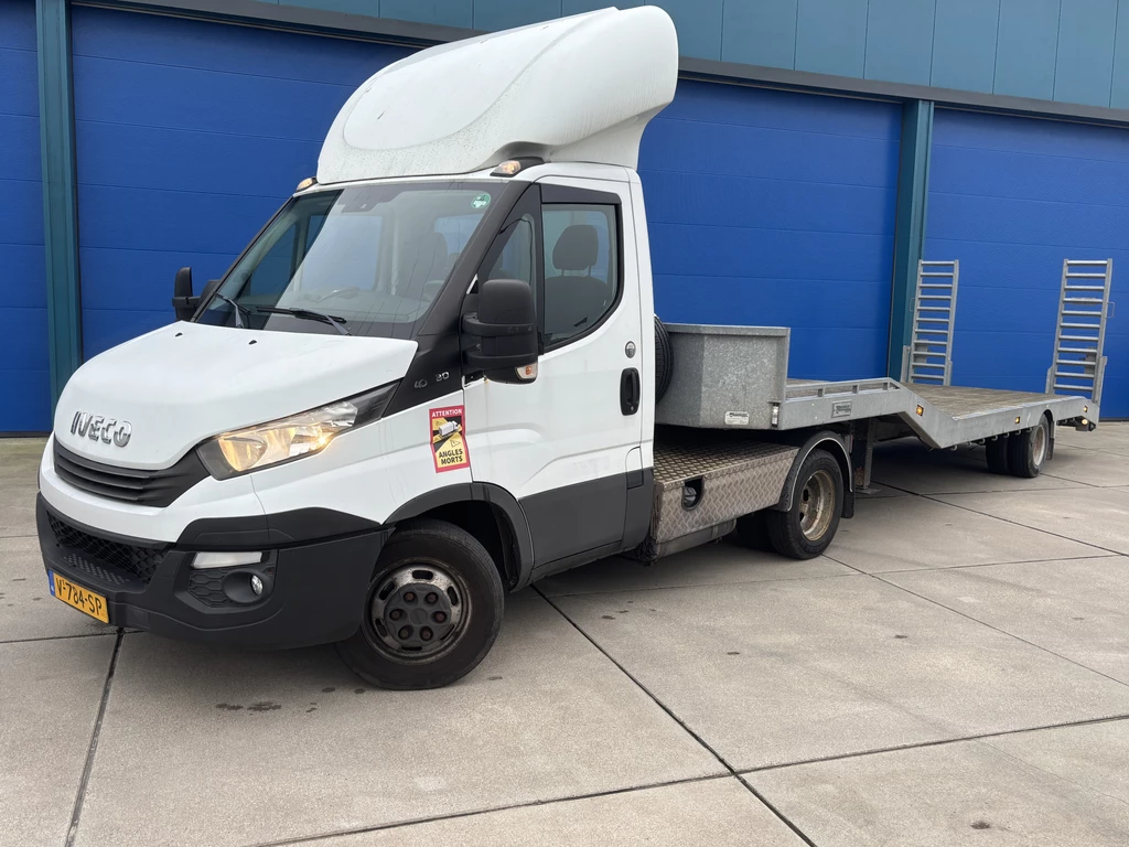 Iveco 40C18 3.0 180 PK Automaat Be Trekker + Veldhuizen P45-1 2019 Semi Dieplader – foto 2