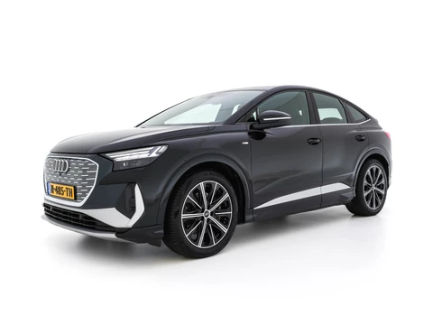 Audi Q4 Sportback e-tron 40 S-Line Edition 77 kWh (3-Fase-11 kW) {SOH-92%} (INCL-BTW) *HEAT-PUMP | LEATHER-FABRIC | MATRIX-LED | ADAPTIVE-CRUISE | AMBIENT-LIGHT | DIGI-COCKPIT | AUDI-SOUND | DAB+ | KEYLESS | SHIFT-PADDLES | CAMERA | HEATED-SPORTSEATS | 20''ALU*