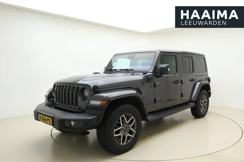 Jeep Wrangler Unlimited 4xe 380 80th Anniversary Automaat |Front & rear camera | Adaptieve cruise control | Stoel & stuurverwarming | Lederen interieur | Navigatie | Climate control